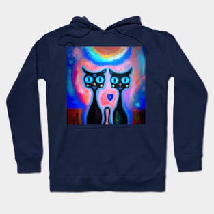 Cats In Love Hoodie